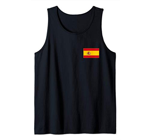 Bandera de España Spain Flag Banderas Españolas Hombre Mujer Camiseta sin Mangas