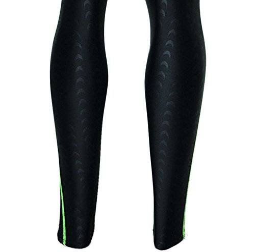 BanFei - Hombre Pantalones Largo de Buceo Impermeable para Deportes Acuáticos Bañador Traje de Baño Deportivo para Natación Surf Playa Negro - Talla XL/EU M
