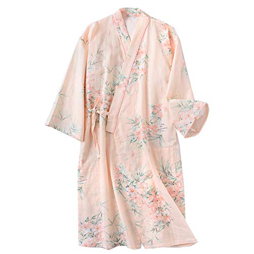 Bata Japonesa para Mujer Kimono Pijamas Talla M-A27