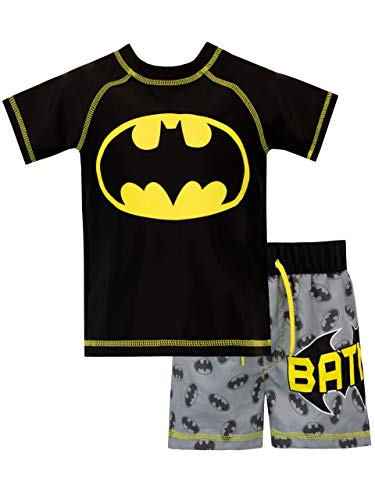 Batman Bañador de Dos Piezas para niño DC Comics Negro 2-3 Años