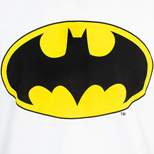 Batman Pijamas para Hombre DC Comics Blanco XX-Large