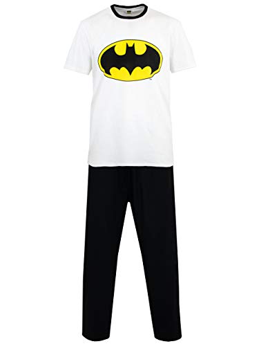 Batman Pijamas para Hombre DC Comics Blanco XX-Large
