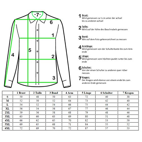 Baxboy - Camisa de manga larga para hombre, de corte ajustado, fácil de planchar, para trajes, trabajo, bodas, tiempo libre, R-44 rojo XL