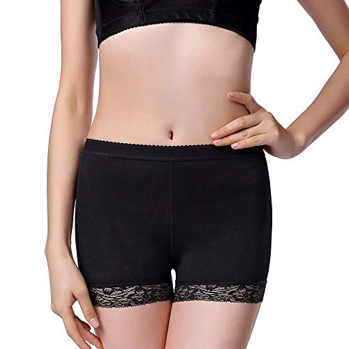 Bayrick Levantador de glúteos sin Costuras para Mujer Bragas de Encaje Acolchadas Enhancer Fake Hip Shapwear Ropa Interior Calzoncillos Pantalones de Control-Beige_XXL