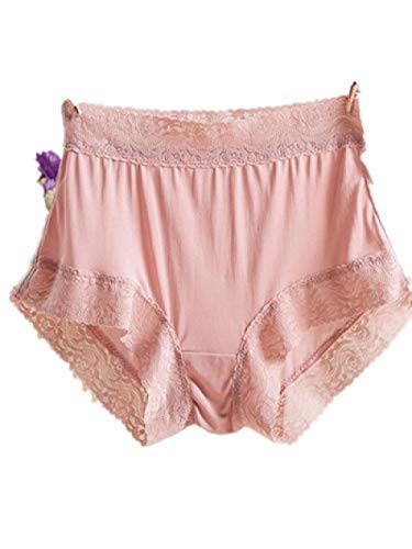 Bayrick Soft Stretch Culotte para MujerBragas sin Costura de Encaje Transpirable de Seda de Morera Pura para Mujer * 5-K_Metro