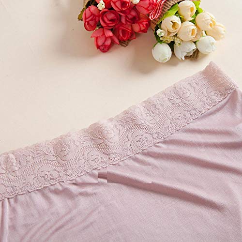 Bayrick Soft Stretch Culotte para MujerBragas sin Costura de Encaje Transpirable de Seda de Morera Pura para Mujer * 5-K_Metro