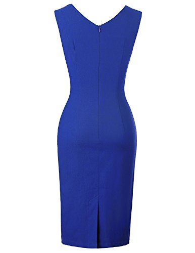 Belle Poque Vestido Mujer Sin Mangas Ajustado Lentejuelas Festivo Vestido C骳tel Graduaci髇 M