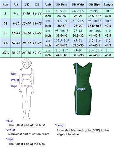 Belle Poque Vestido Mujer Sin Mangas Ajustado Lentejuelas Festivo Vestido C骳tel Graduaci髇 M