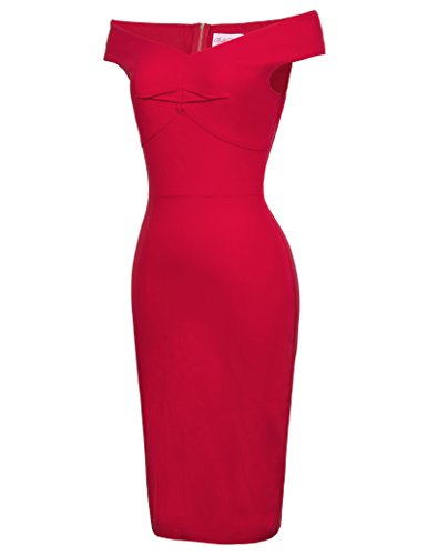 Belle Poque - Vestido vintage para mujer, estilo rockabilly, años 50 Bp387-1 M