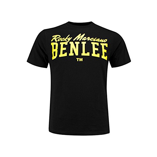 BenLee Rocky Marciano Promo Shortsleeve Logo Camisa, Hombre, Negro, L