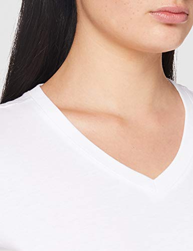 Berydale Für Sport & Freizeit, V-Ausschnitt Camiseta, Blanco Weiß), Small, Pack de 5