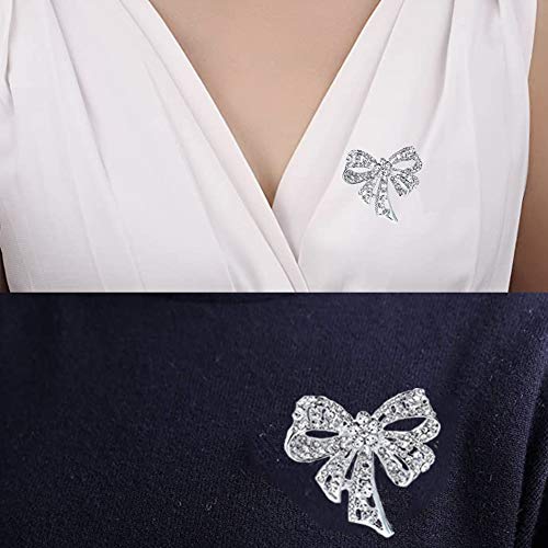 BETOY Bowknot Broche, 2 Piezas Vintage Bowknot Broche Exquisito y Compacto Se USA para Combinar Ropa, Fiestas,Fiestas de cumpleaños, Aniversarios, Bodas, Regalos de San Valentín y del Día de la Madre