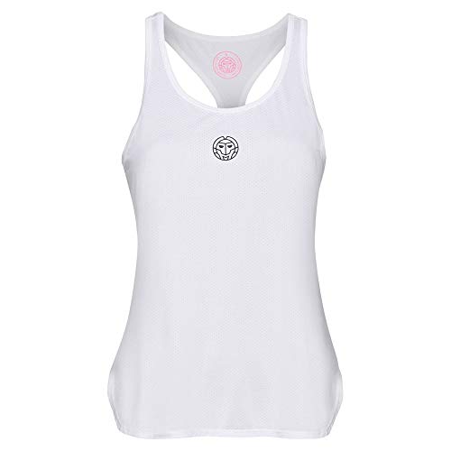 BIDI BADU MEA Tech - Camiseta de Tirantes para Mujer, Mujer, MEA Tech Tank, W334011203-WH, Blanco, Extra-Large
