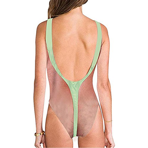 Bikinis Mujer Sexy Lanskirt Trajes De BañO Mujer Bikini Mujer Push Up Traje De BañO Divertido Una Pieza Monokini Sexy Corte Alto para Mujeres S BañO BañAdor Bikini Verano Monokini