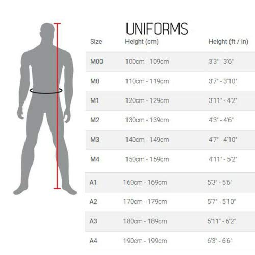 BJJ Gi con cinturón gratuito brasileño Jiu Jitsu Gi Uniforme 100% algodón perla tejido tejido con parches, peso ligero para niños, hombres y mujeres, azul, A1 (160cm - 169cm)