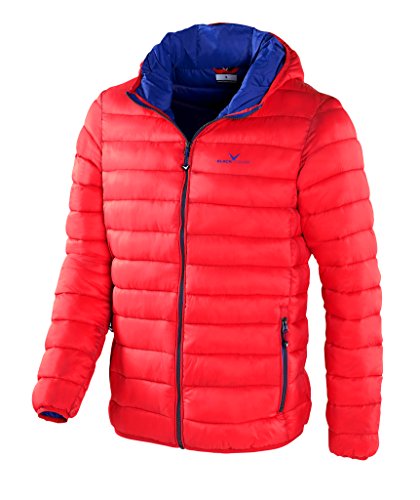 Black Crevice Abrigo Corto Rojo / Azul M