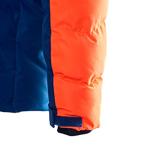 Black Crevice Chaqueta de esquí para hombre, naranja, azul y blanco, talla 52