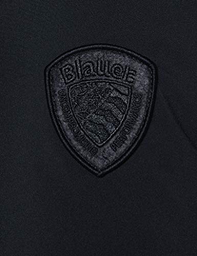 Blauer IMPERMEABILE/Trench LUNGHI Imbottito Piuma Abrigo de vestir, 999 Nero, L para Hombre