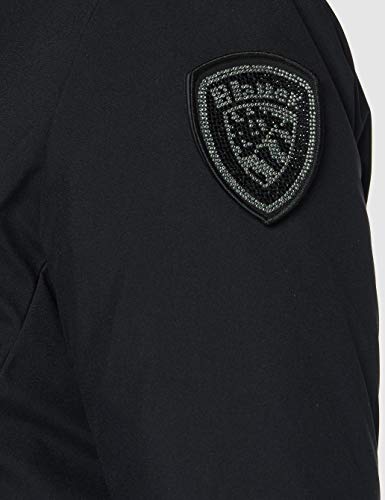 Blauer IMPERMEABILE/Trench LUNGHI Imbottito Piuma Abrigo de vestir, 999 Nero, L para Mujer