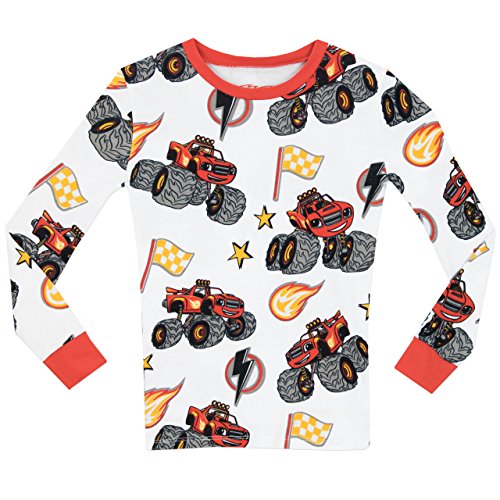 Blaze and the Monster Machines - Pijama para Niños - Blaze y Los Monster Machines - Ajuste Ceñido - 6-7 Años