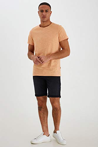 Blend Grilitsch Pantalón Corto Vaqueros para Hombre Elástico Slim-Fit, tamaño:M, Color:Denim Black (76204)