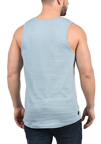 BLEND Napolito Camiseta Básica De Tirantes Tanque Tank Top con Cuello Redondo, tamaño:M, Color:Dusty Blue (74649)