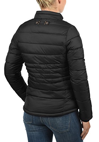 BlendShe Cora Chaqueta Acolchada de Plumas Chaqueta De Entretiempo para Mujer con Cuello Alto, tamaño:M, Color:Black (70155)