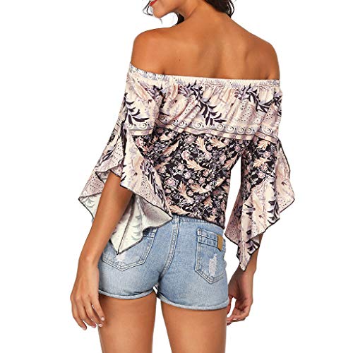 Blusa Mujer Estilo Nacional Playa Protector Solar Mangas Off Shoulder Blusa Superior Tops
