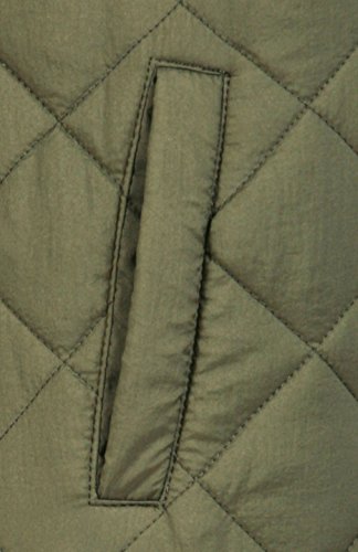 BodiLove Classic - Chaqueta bomber acolchada con cremallera para mujer