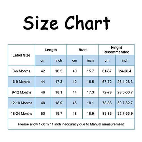 Body Bebés Niños Paquete de 5 Mangas Cortas Mono Mameluco Infantil Pijama Algodón de Verano Mono para Niñas Camisetas 18-24 Meses