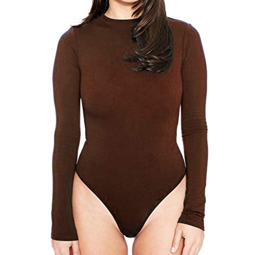 Body Bodycon Casuales Flaco Color sólido de Manga Larga Mujer Monos Largos Delgados nighclub Mamelucos Cuerpo Femme Manche Longue,H,M