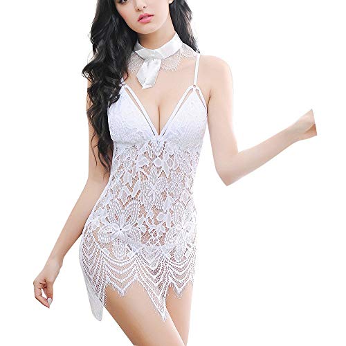 Body Lencería Damas Camisón Vestido De Noche Sujetador Correa Lencería Chemise Body G Conjunto De Cuerdas Debajo Del Calentamiento Ella Noche De Flores Calentamiento Vestido De Encaje Transparente