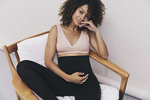 Boob Leggings Premamá para Embarazadas Leggings de Maternidad de Cintura Alta (L)