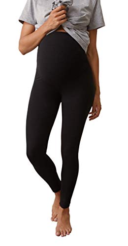 Boob Leggings Premamá para Embarazadas Leggings de Maternidad de Cintura Alta (L)