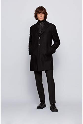 BOSS Abrigo para hombre Nadim4 gris claro 54