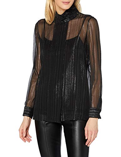 BOSS C_Batinkam 10231228 01 Blusas, Negro1, 36 para Mujer