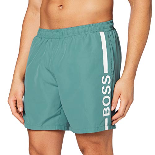 BOSS Dolphin Bañador para Hombre, Verde medio318, XL