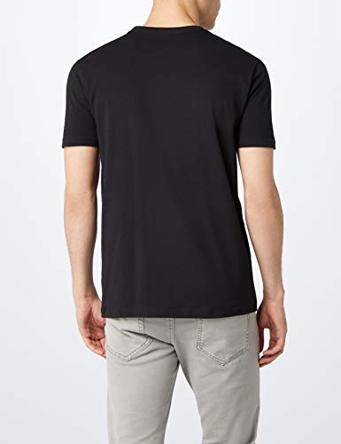 BOSS T-shirt Rn 2p Co/el Camiseta, Negro (Black 1), Medium (Pack de 2) para Hombre