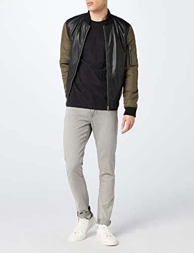 BOSS T-shirt Rn 2p Co/el Camiseta, Negro (Black 1), Medium (Pack de 2) para Hombre