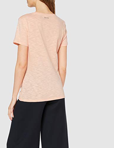 BOSS Tesue Camiseta, Naranja (Light/Pastel Orange 831), Small para Mujer