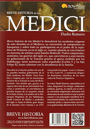 Breve historia de los Medici (Nowtilus Breve historia)