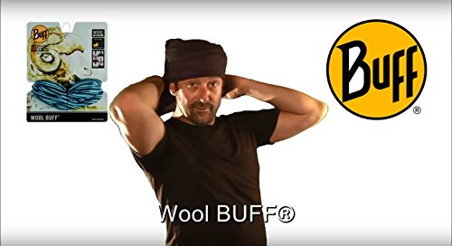 Buff Solid Gorro Lana Merino Lightweight, Hombre, Denim, Talla única
