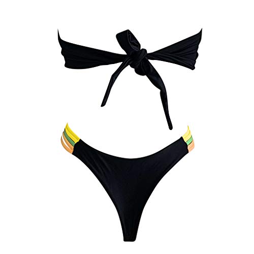 Buyaole,Bikini Rosa,Tankini BañAdor Mujer,Traje De BañO Enterizo,Vestidos Baile Latino,Ropa Mujer XS