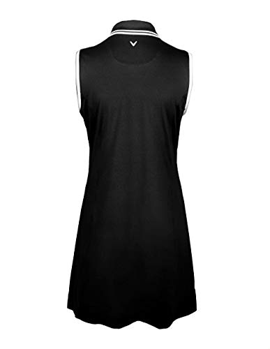 Callaway Sleeveless Golf Dress Vestido, Caviar, Medium para Mujer