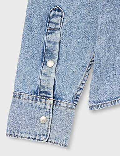 Calvin Klein Archive Lean Shirt Camisa, Denim, M para Mujer