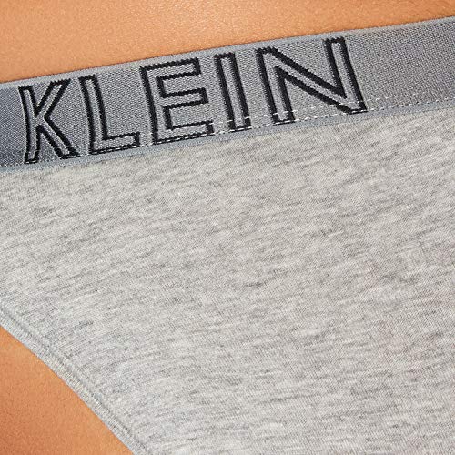 Calvin Klein Bikini Lencería, Gris (Grey Heather 020), XS para Mujer