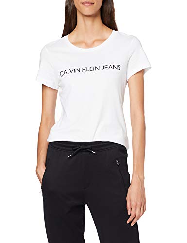 Calvin Klein J20J207879 Camiseta, 112, S para Mujer