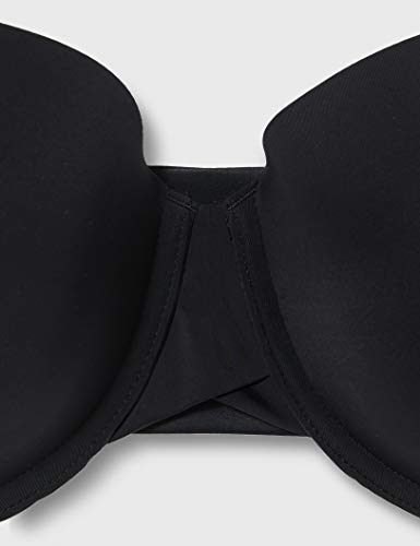 Calvin Klein Lght Lined Strapless Almohadillas y Rellenos de Sujetador, Negro (Black 001), 36DD para Mujer
