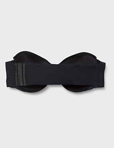 Calvin Klein Lght Lined Strapless Almohadillas y Rellenos de Sujetador, Negro (Black 001), 36DD para Mujer