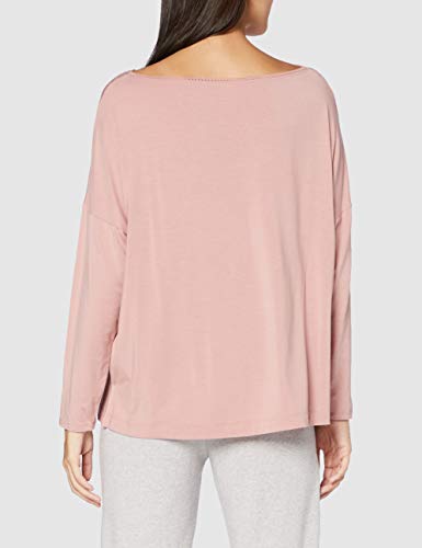 Calvin Klein Liquid Touch Camiseta de Manga Larga, Rosa (Alluring Blush ABH), S para Mujer
